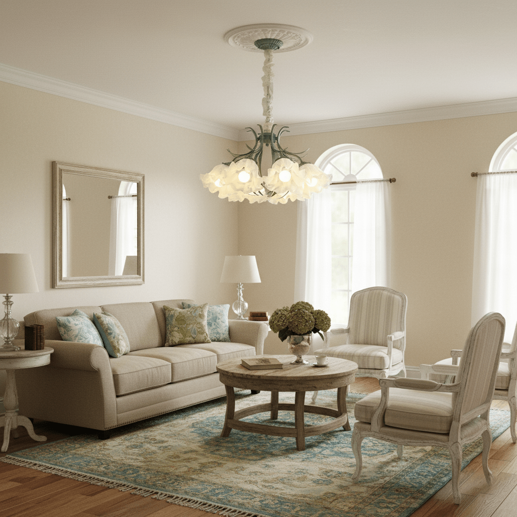 Lily of the Valley Flower Chandelier – detail 4