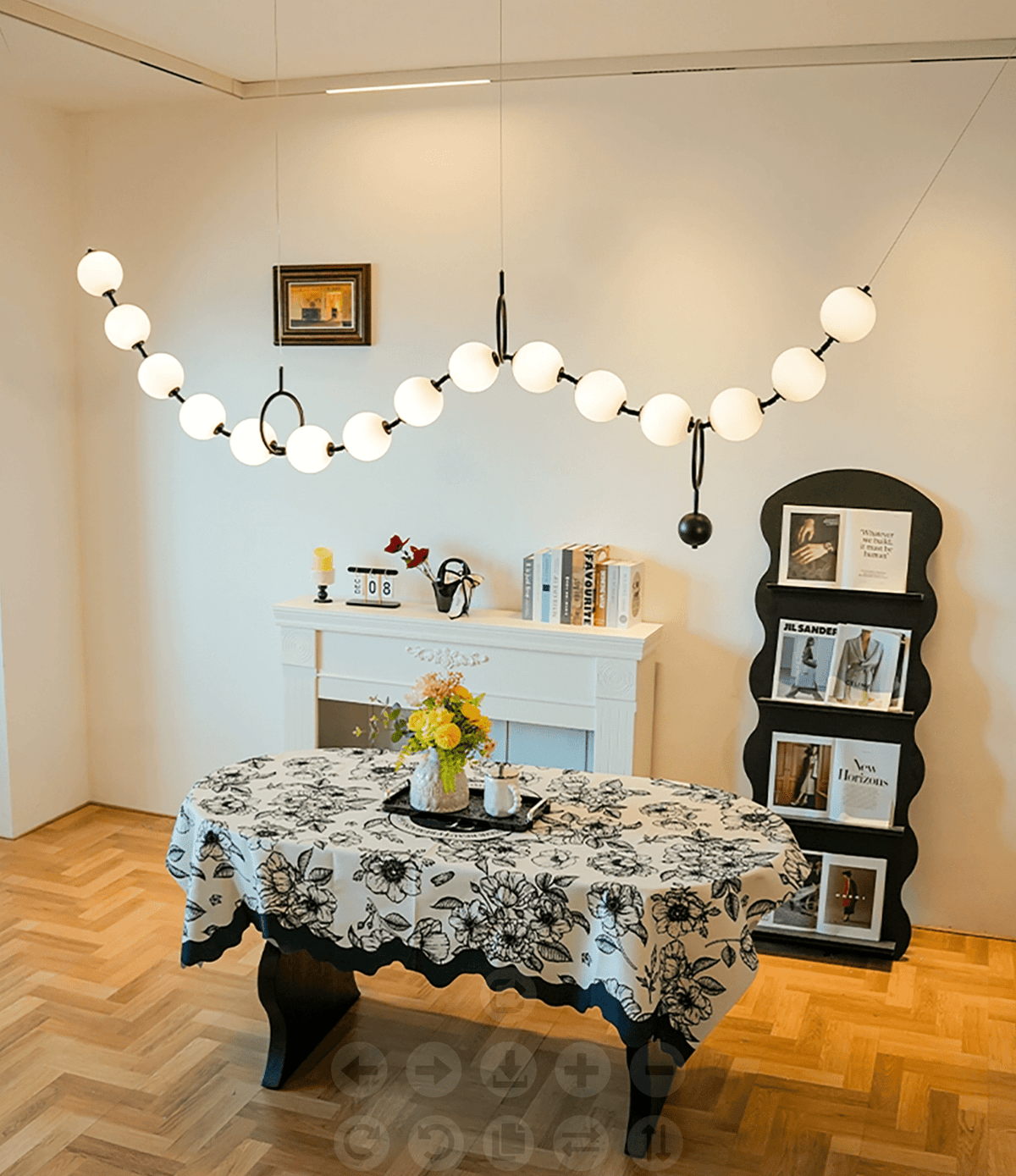 Lampa wisząca kulista Stanaldan