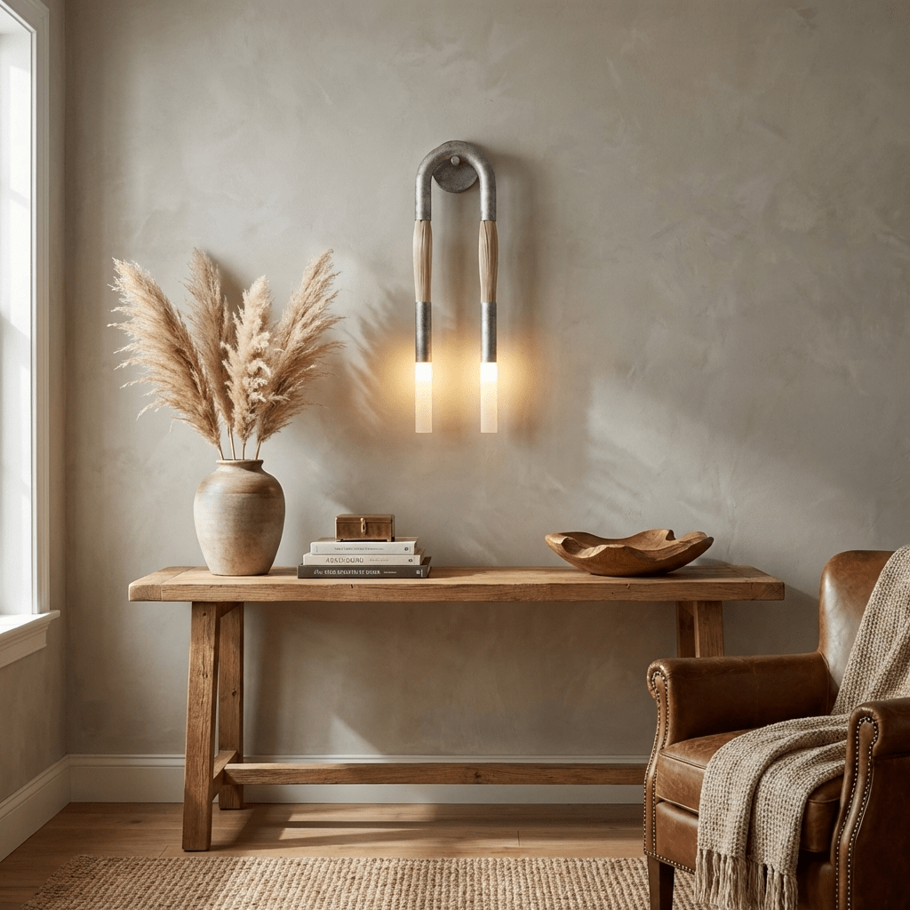 Horsehair Wall Lamp – detail 3