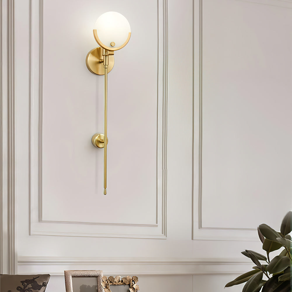 Ava Alabaster Brass Wall Lamp – detail 32