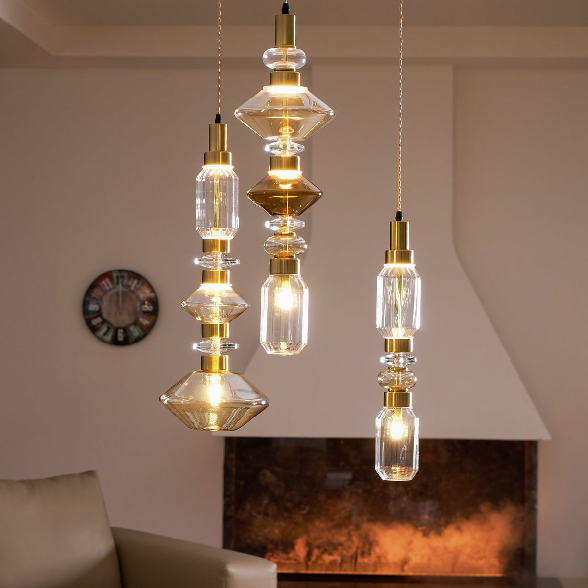 Lampa wisząca geometryczna Galloka