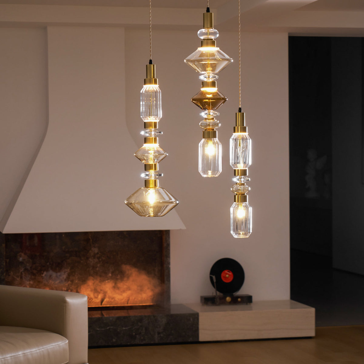 Lampa wisząca geometryczna Galloka