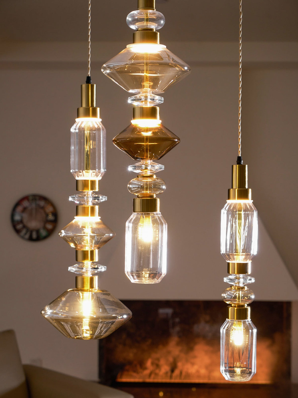 Lampa wisząca geometryczna Galloka