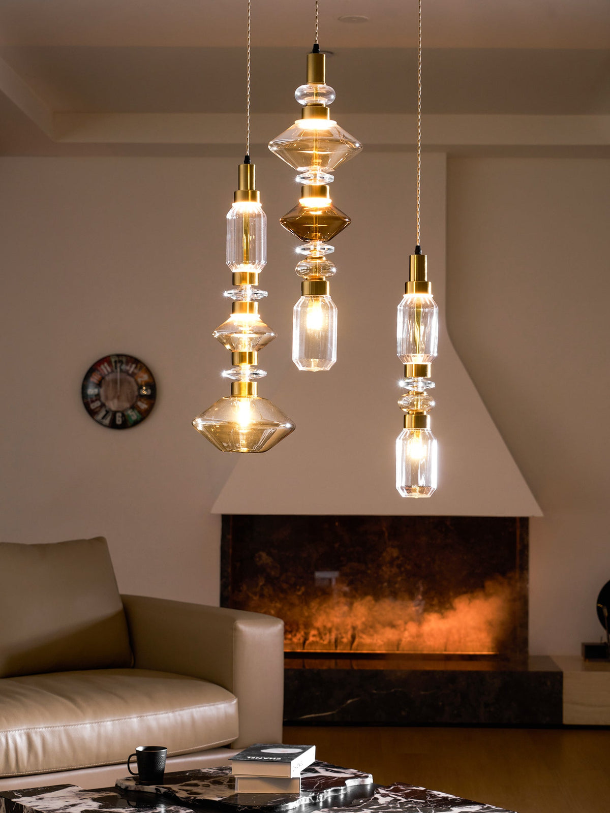Lampa wisząca geometryczna Galloka