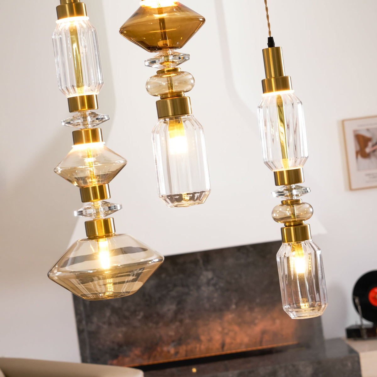 Lampa wisząca geometryczna Galloka