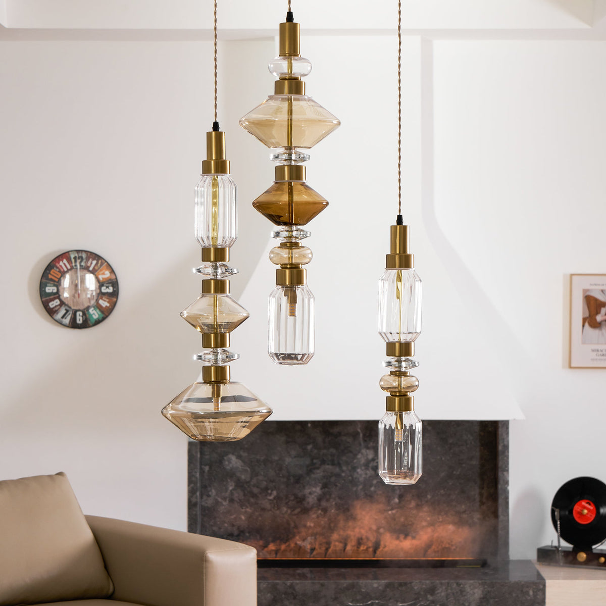 Lampa wisząca geometryczna Galloka