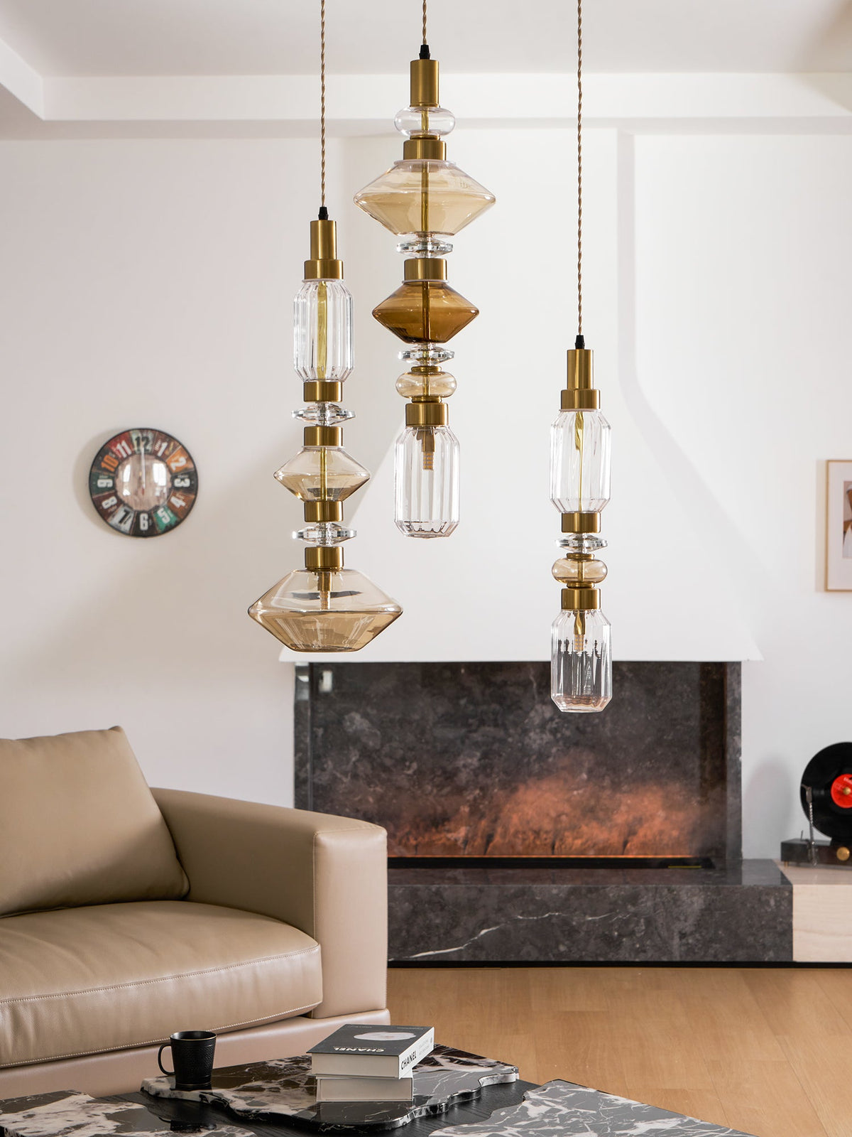 Lampa wisząca geometryczna Galloka