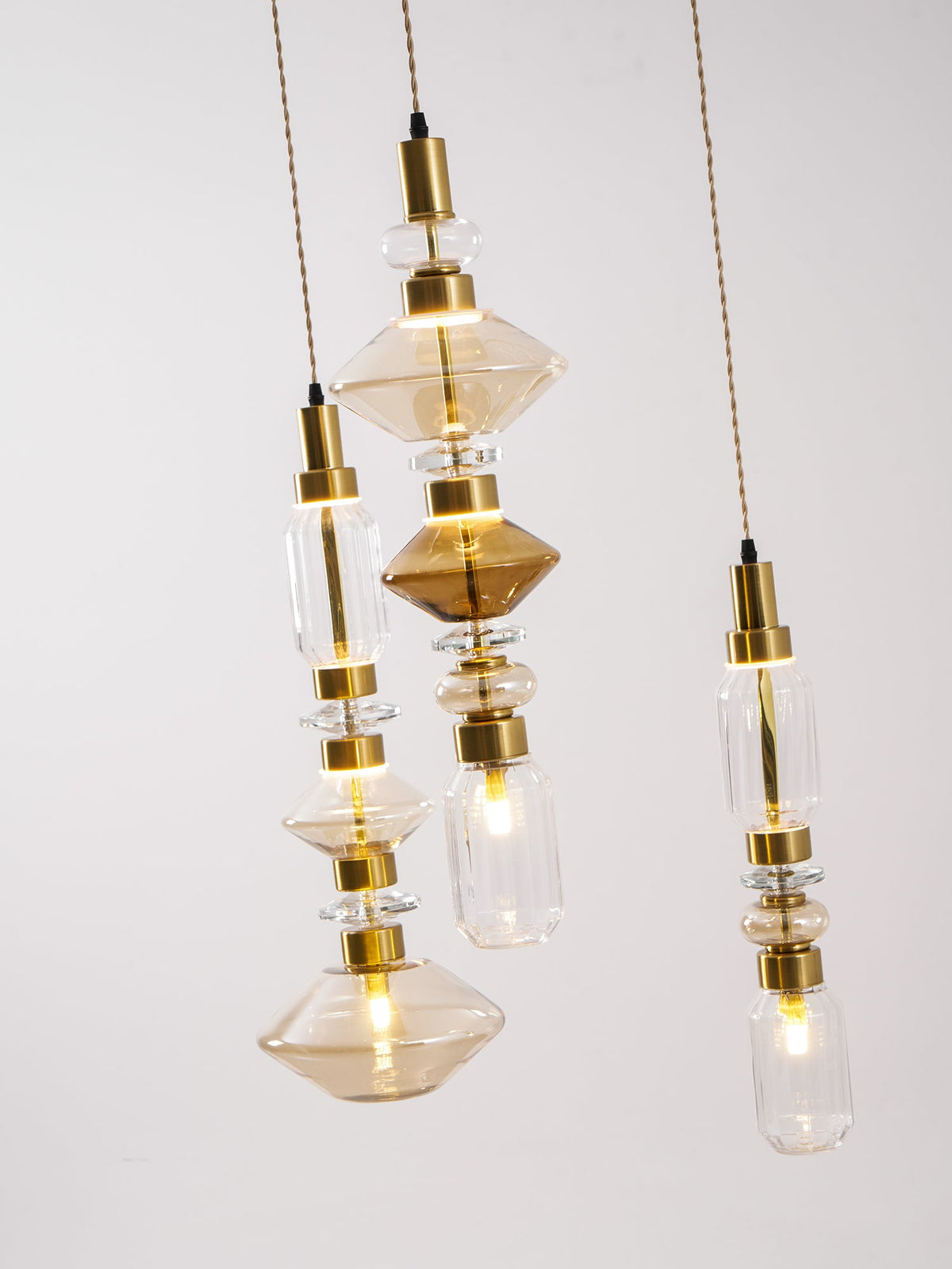 Lampa wisząca geometryczna Galloka
