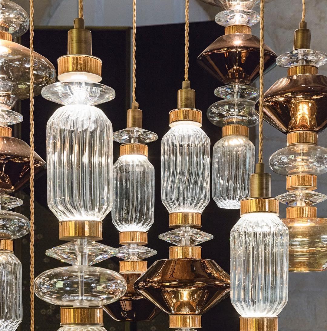 Lampa wisząca geometryczna Galloka
