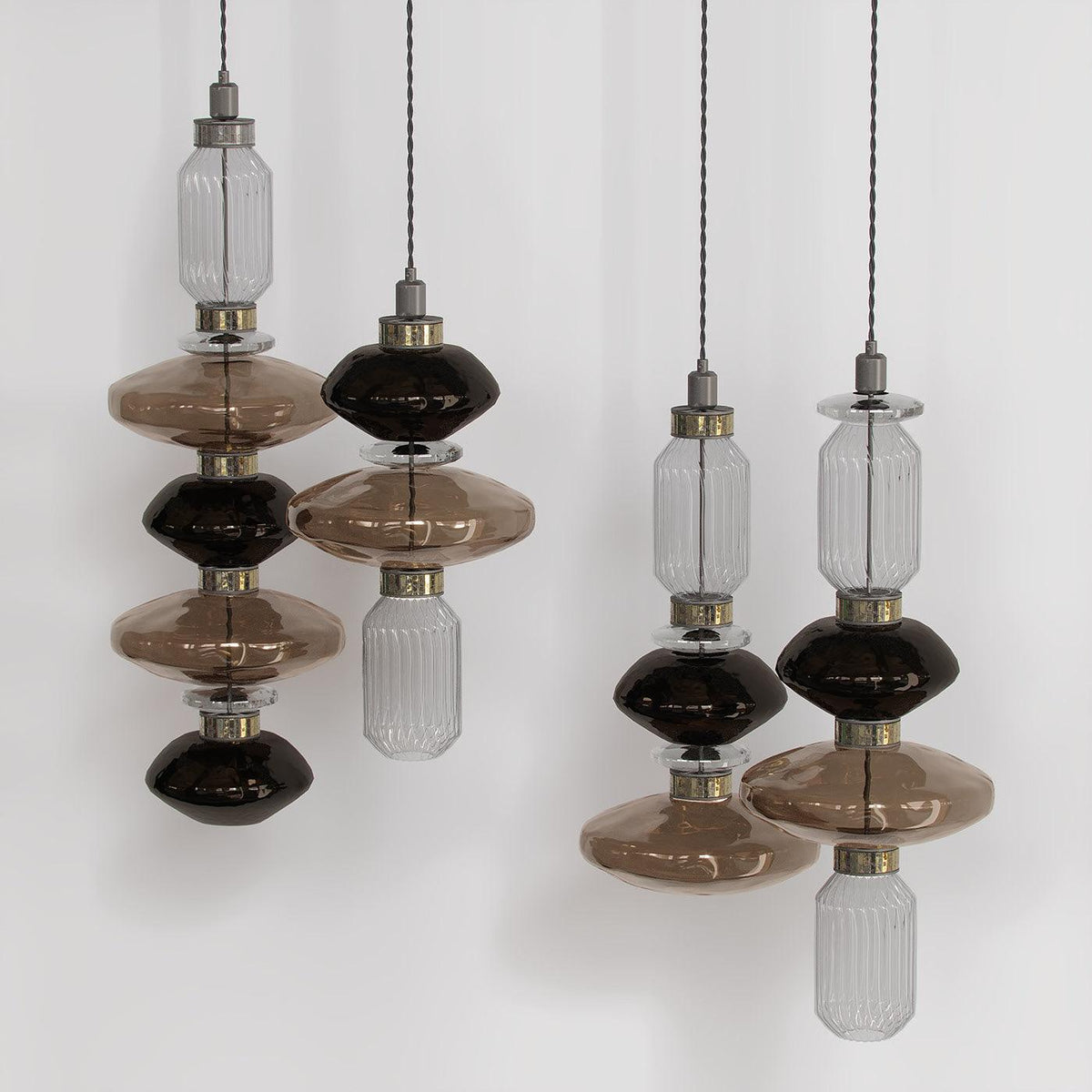 Lampa wisząca geometryczna Galloka