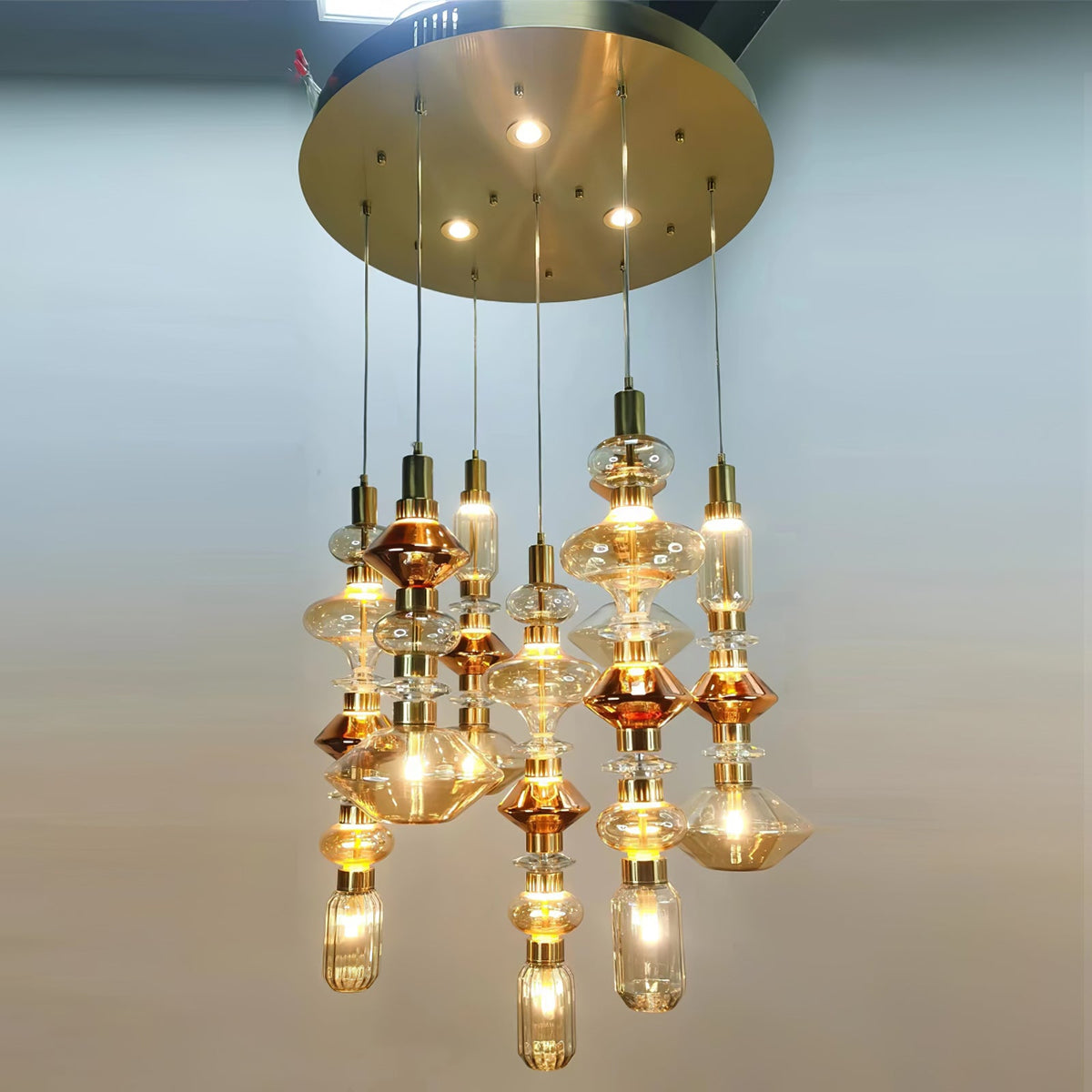 Lampa wisząca geometryczna Galloka