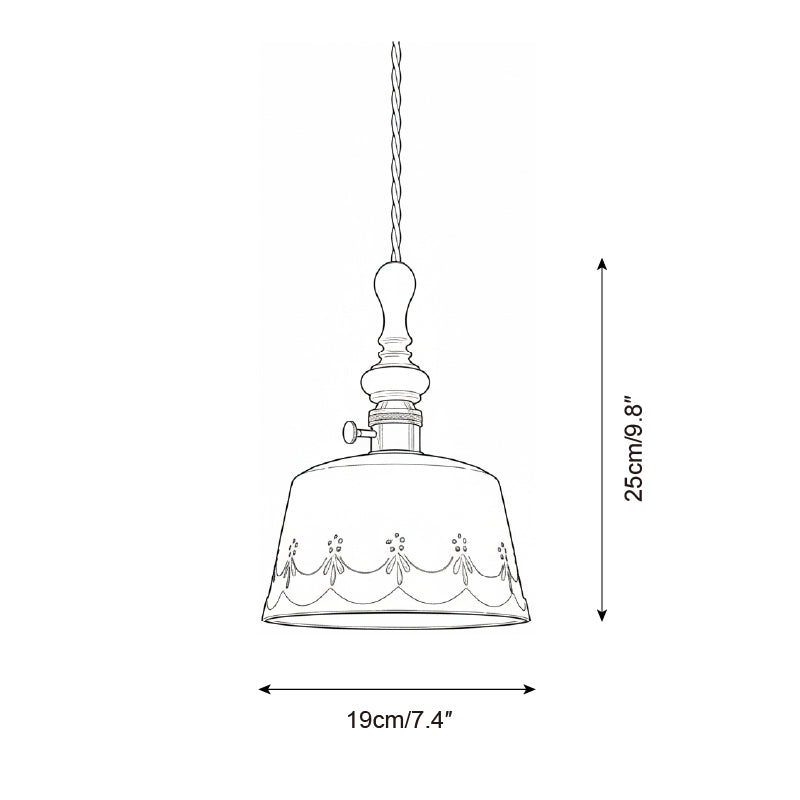 Lampa wisząca vintage Zelvik