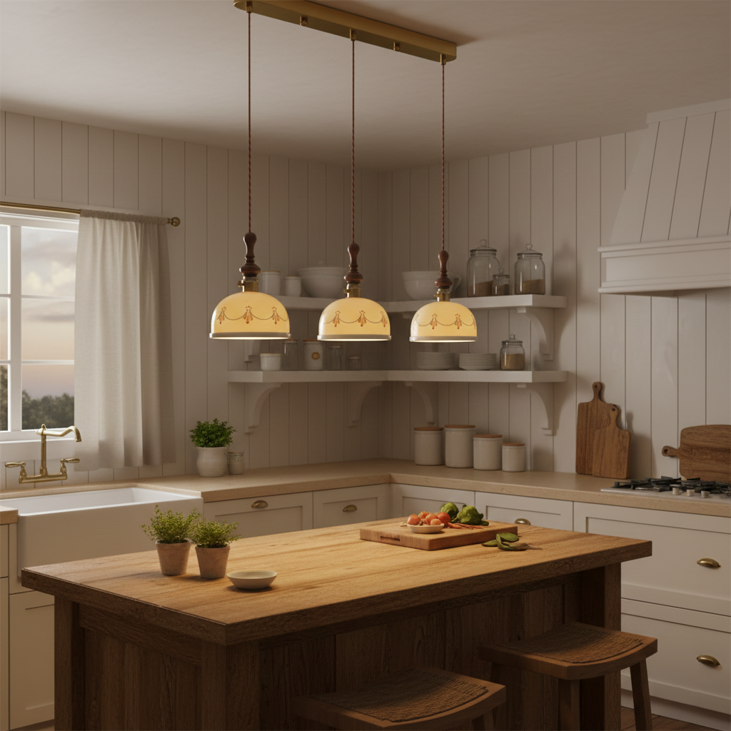 Lampa wisząca vintage Zelvik