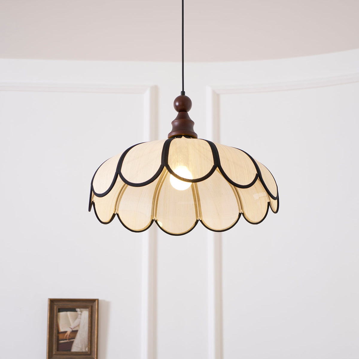 Lampa wisząca falista Wolekrik