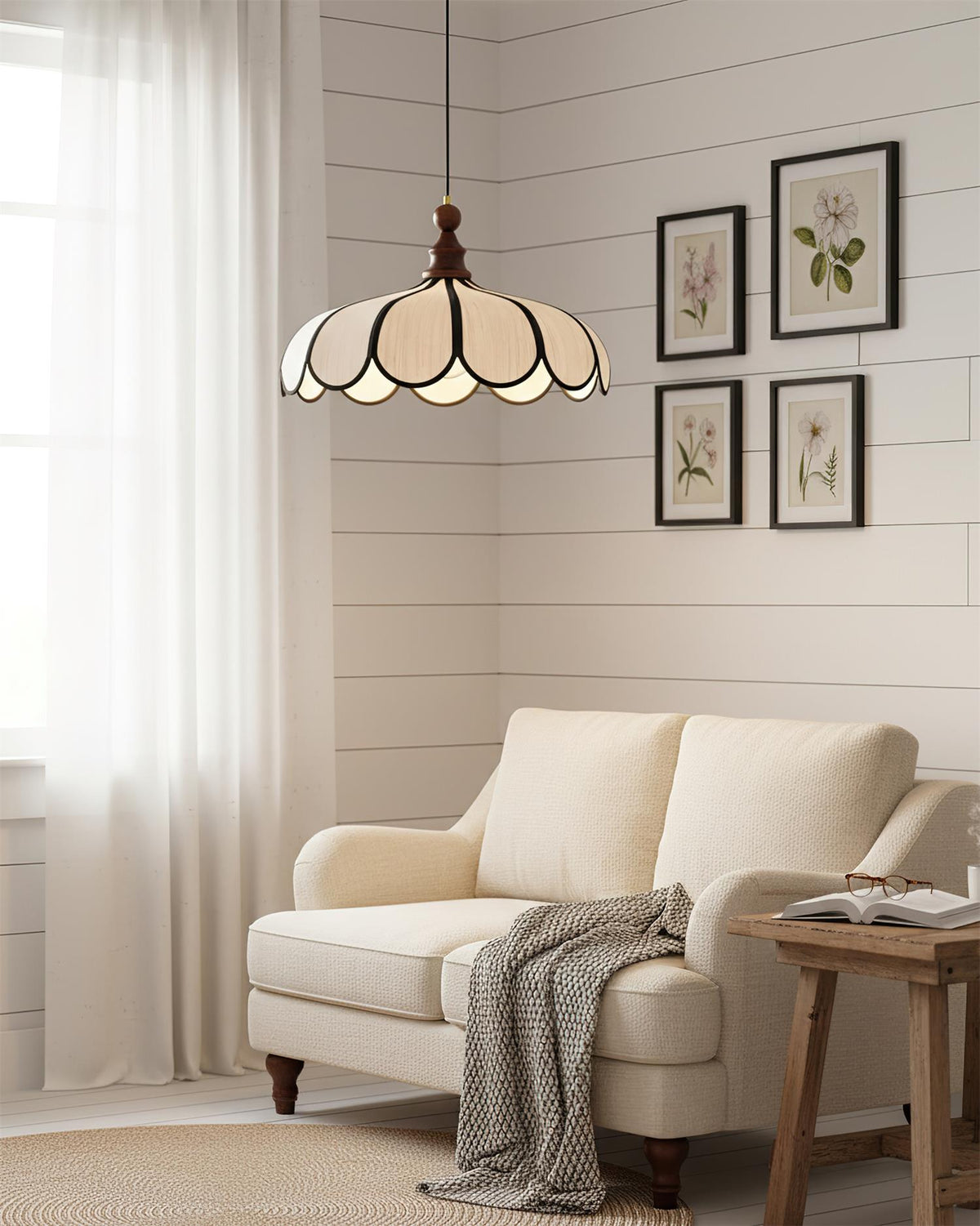 Lampa wisząca falista Wolekrik