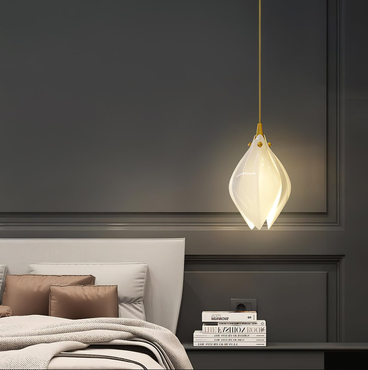 Lampa wisząca kwiatowa Jarel