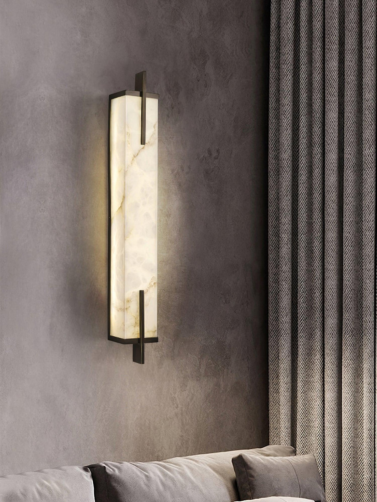 Calliope Alabaster Wall Sconce – detail 21