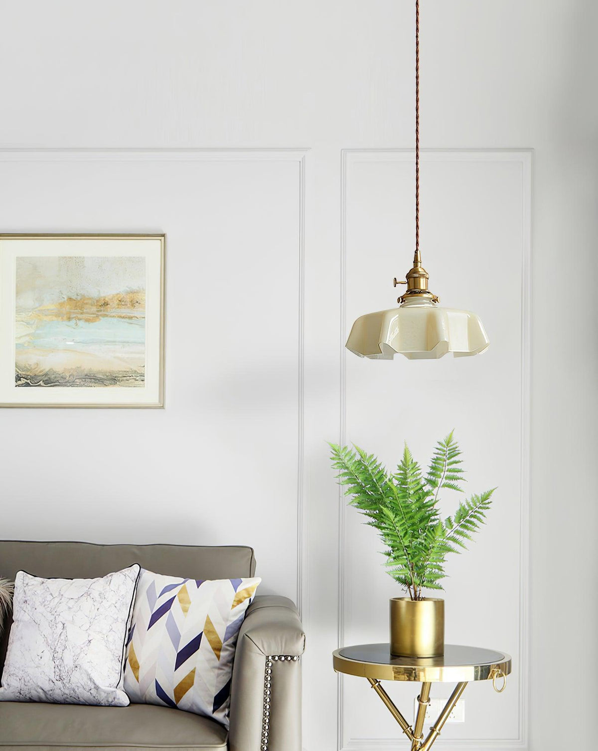 Lampa wisząca vintage Zelarik