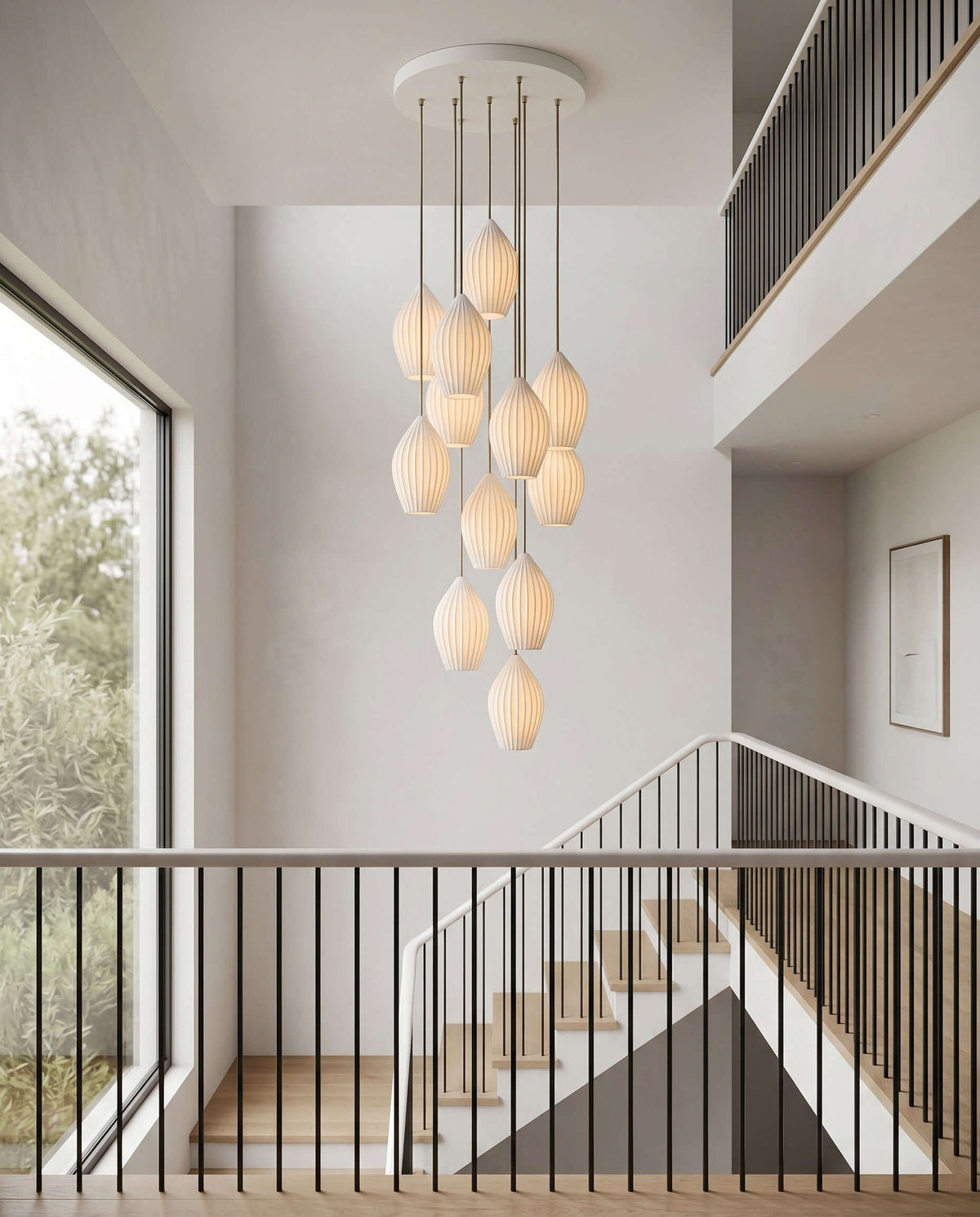 Lampa wisząca ryflowana Pavkalen