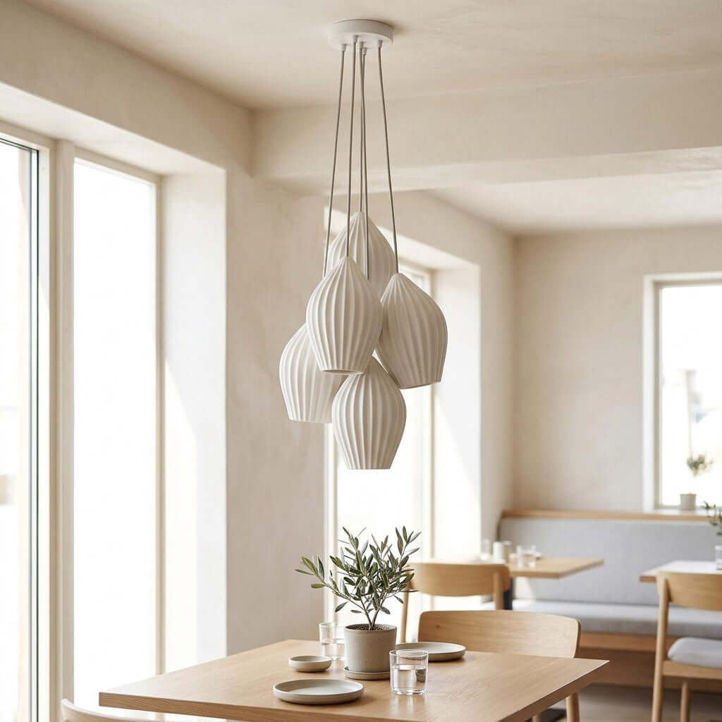 Lampa wisząca ryflowana Pavkalen