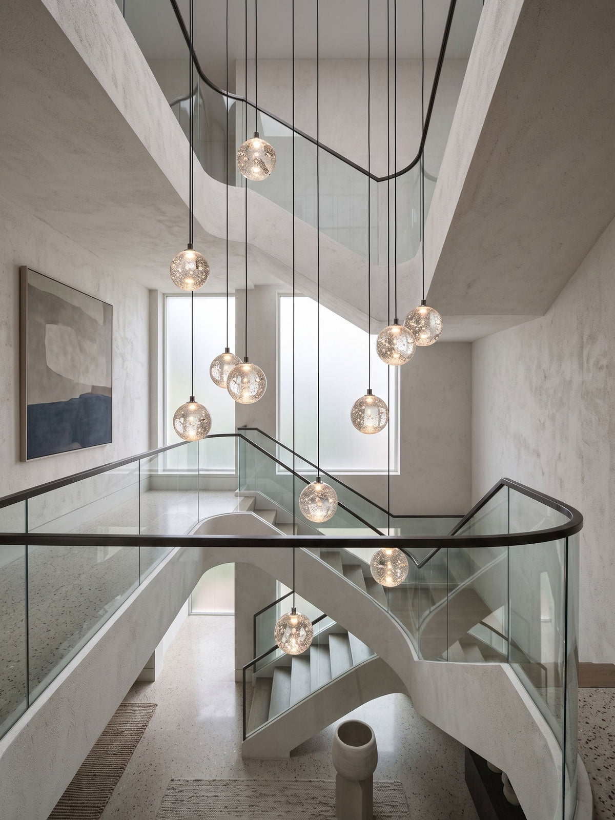 Crystal Bubbles Balls Pendant Lamp – detail 7