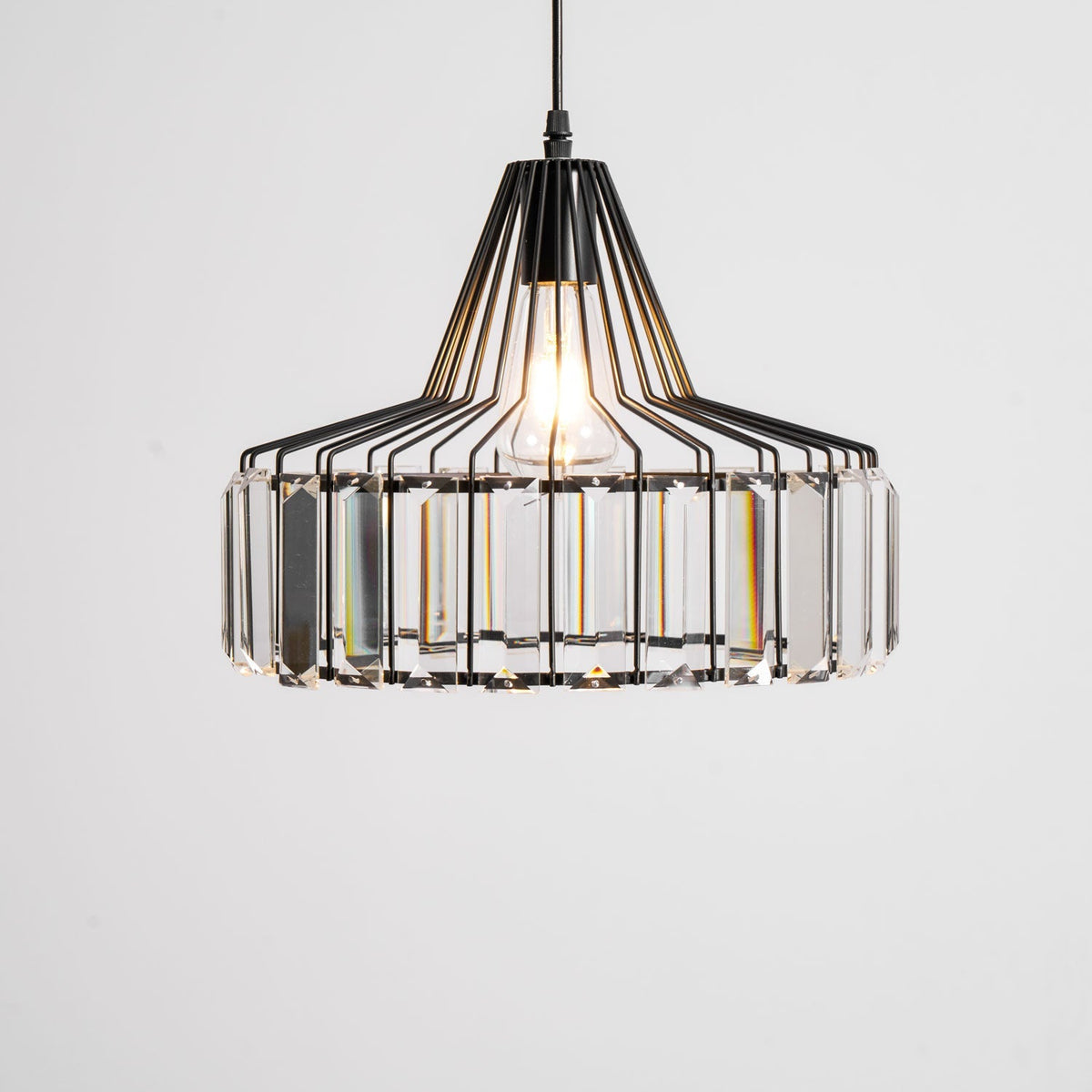 Crystal Drum Pendant Lamp - Vakkerlight
