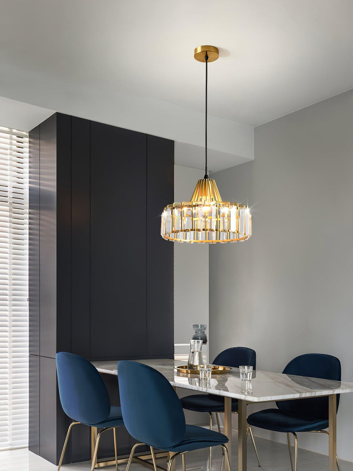 Crystal Drum Pendant Lamp – detail 35