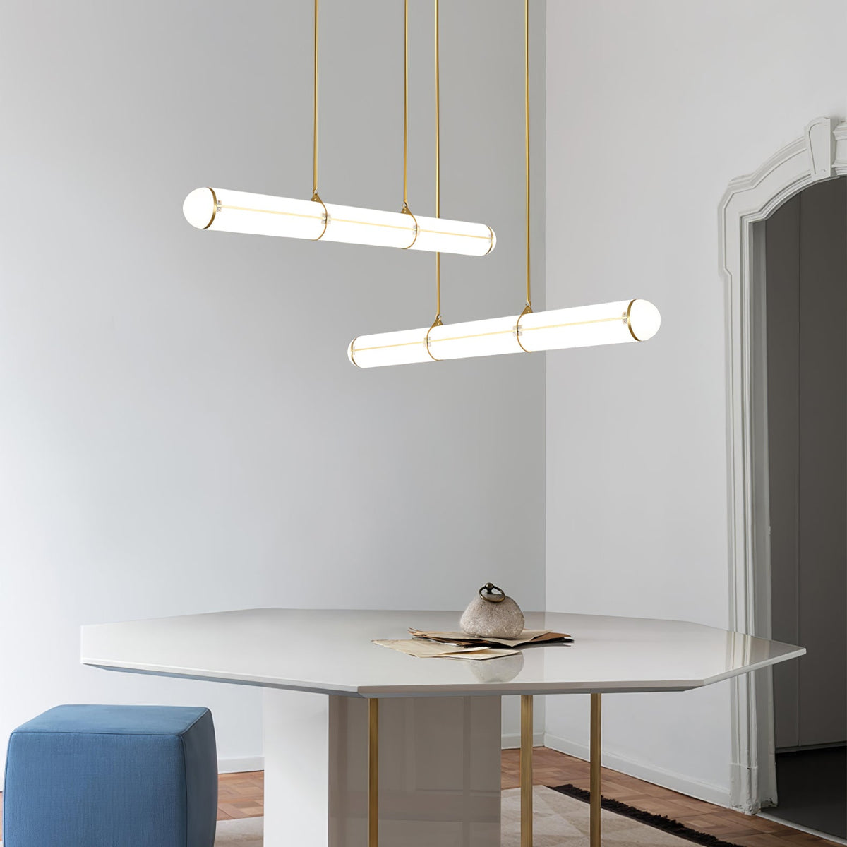 Lampa wisząca liniowa Kralowen