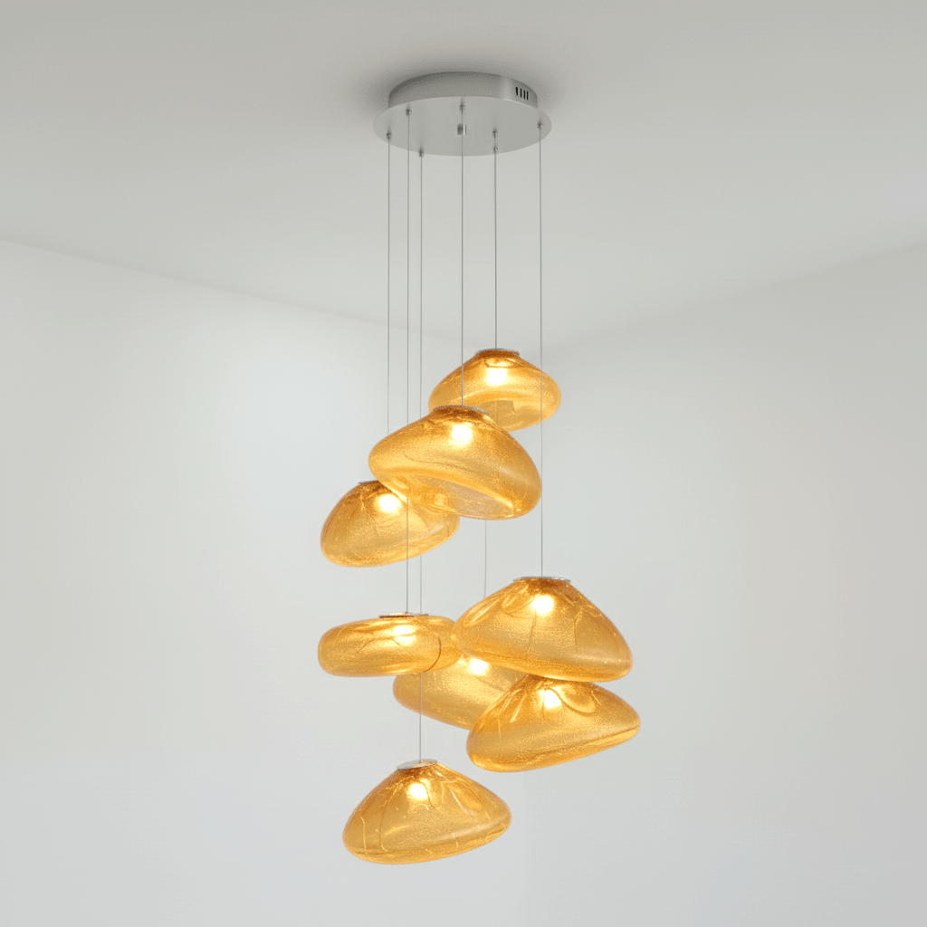 Lampa wisząca rzeźbiarska Lena