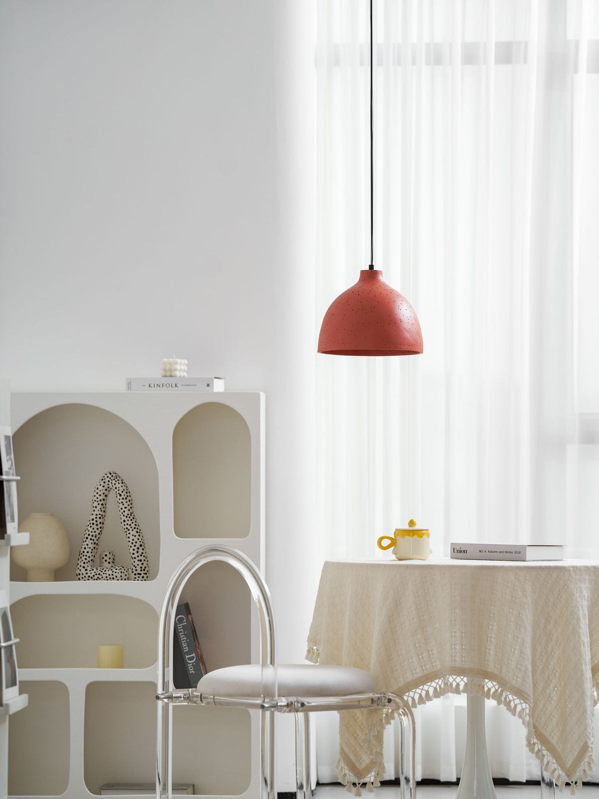 Resin Bowl Pendant Lamp - Vakkerlight