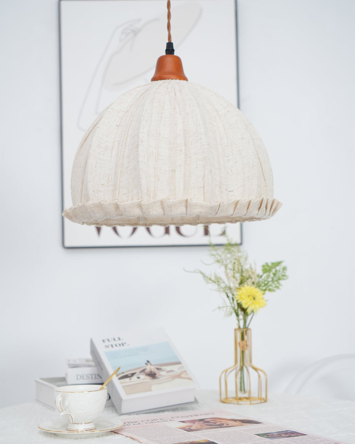Lampa wisząca organiczna Nadoen