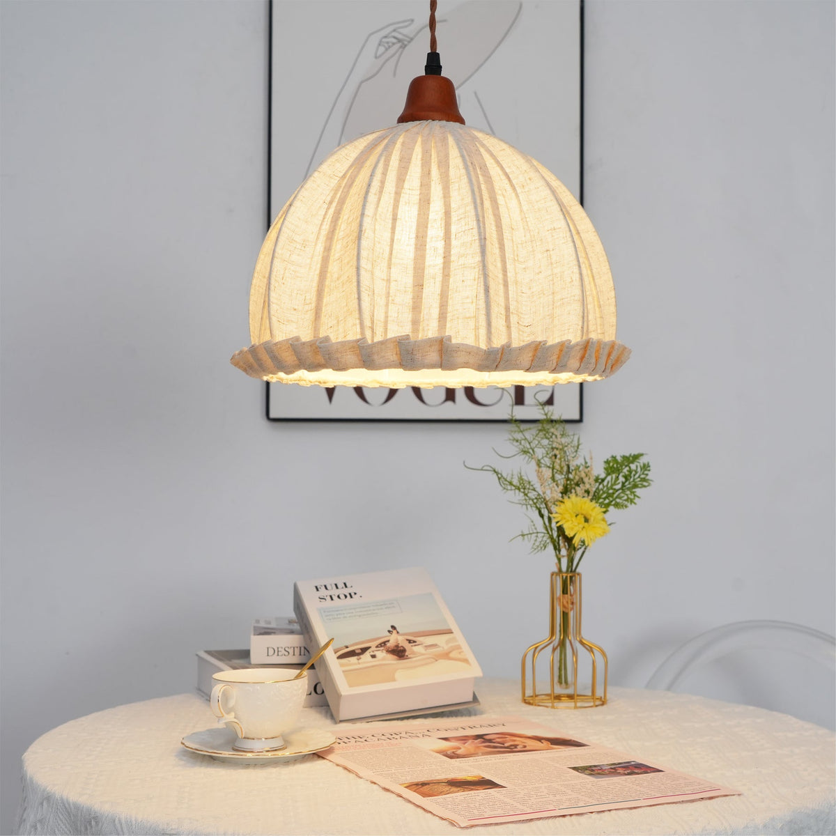 Lampa wisząca organiczna Nadoen