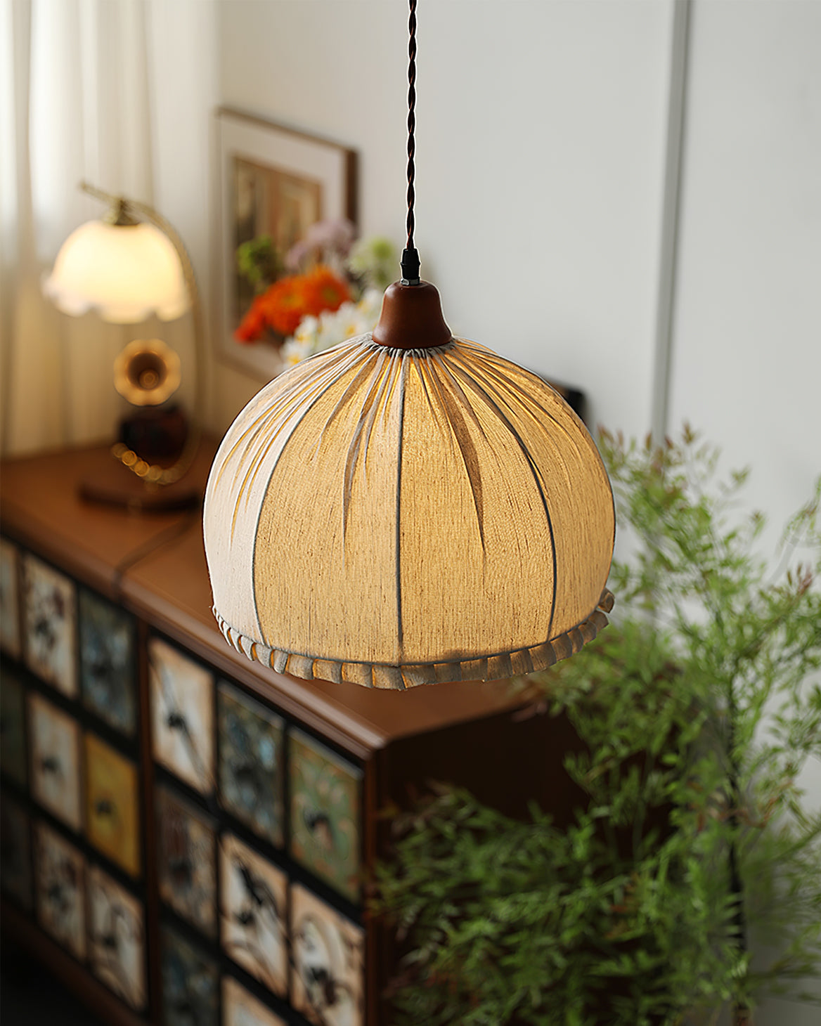 Lampa wisząca organiczna Nadoen
