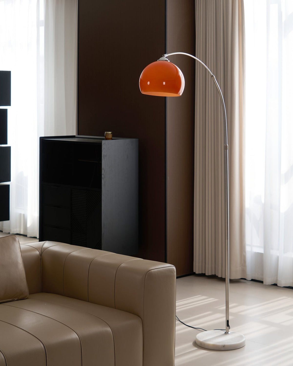Lampa podłogowa łukowa Polma