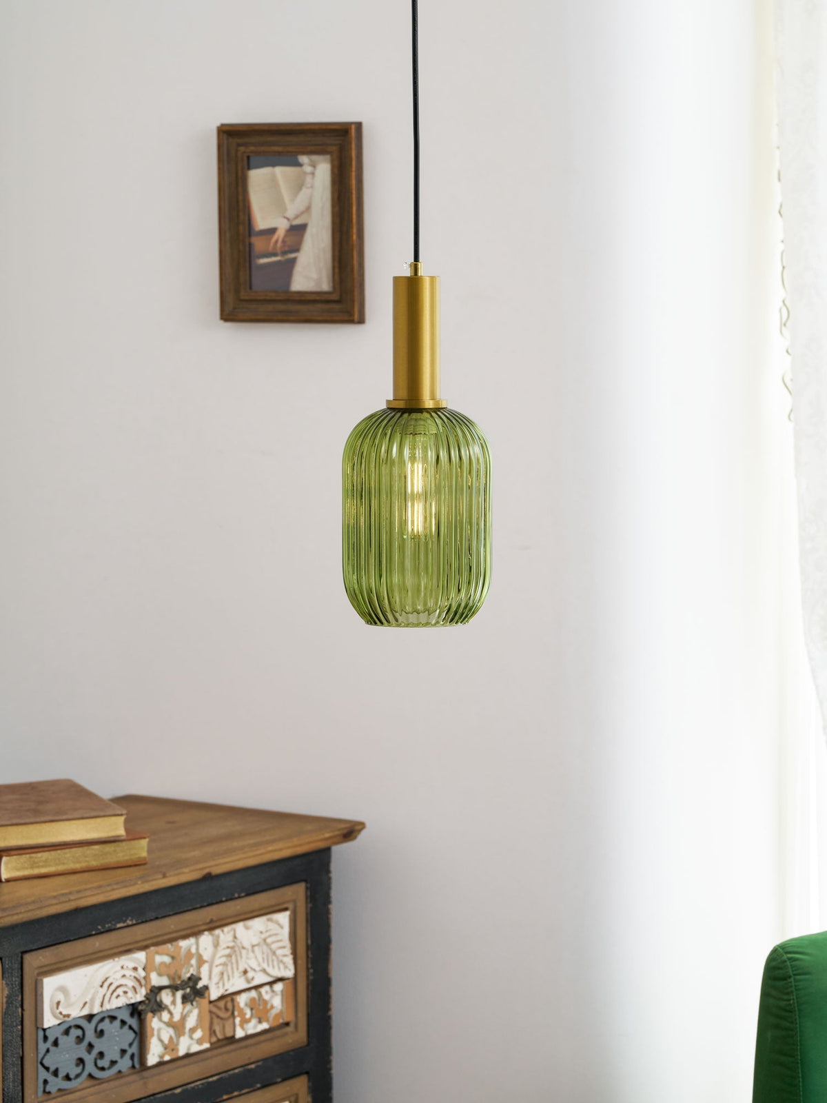 Lampa wisząca ryflowana Wikvanor