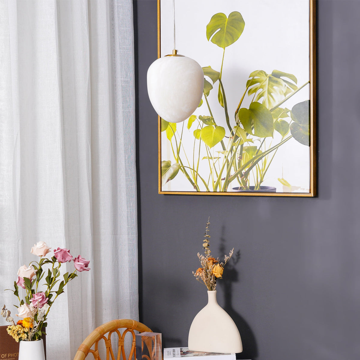 Lampa wisząca organiczna Olaola