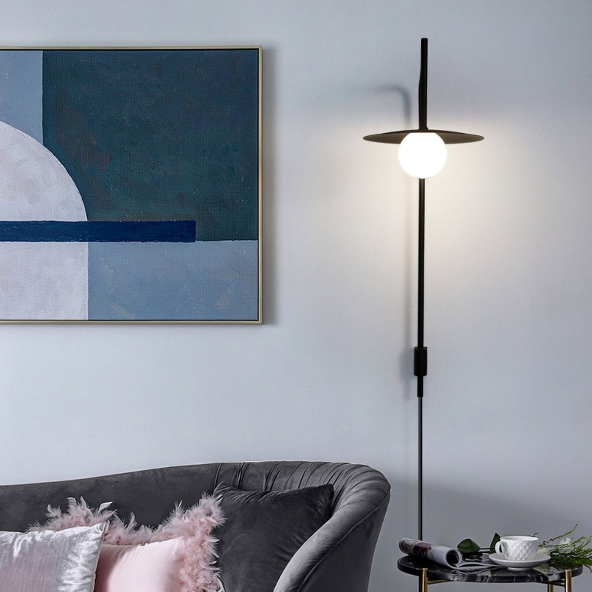 Gea Swing Arm Plug-in Wall Lamp – detail 12