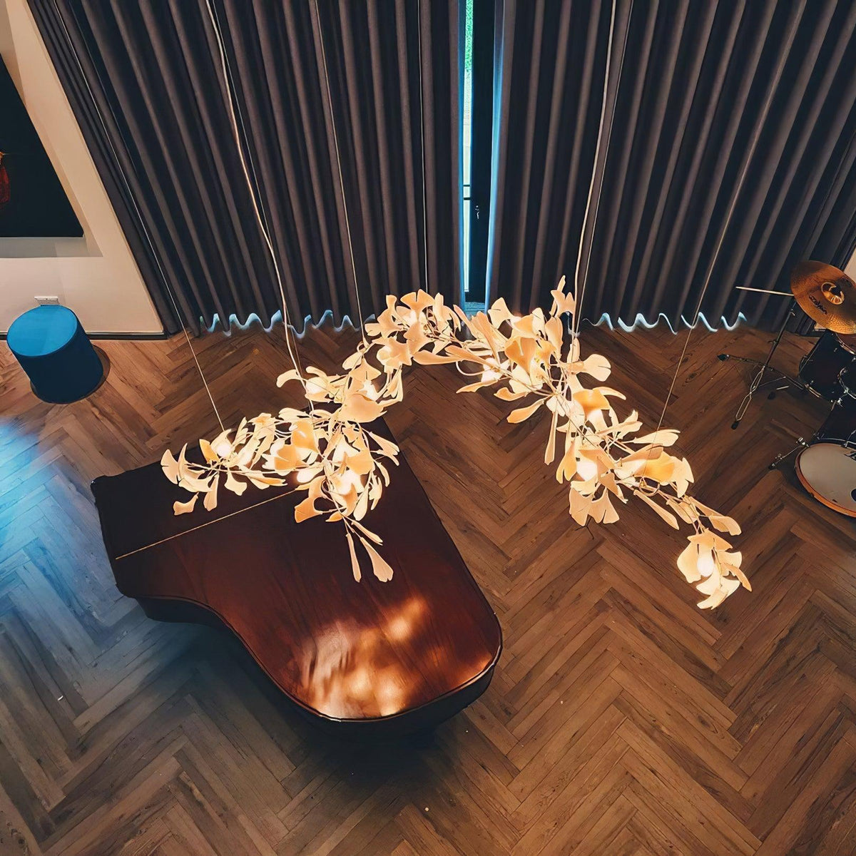 Porcelain Gingko Chandelier – detail 17