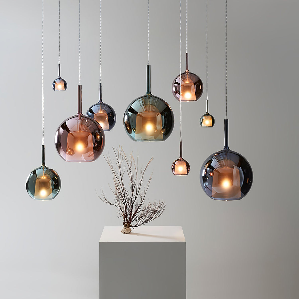 Lampa wisząca kula Nadmiska