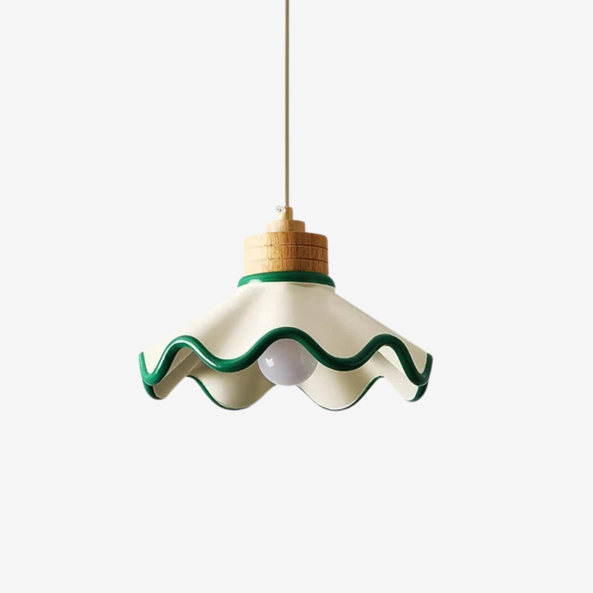Lampa wisząca falowana Levenel