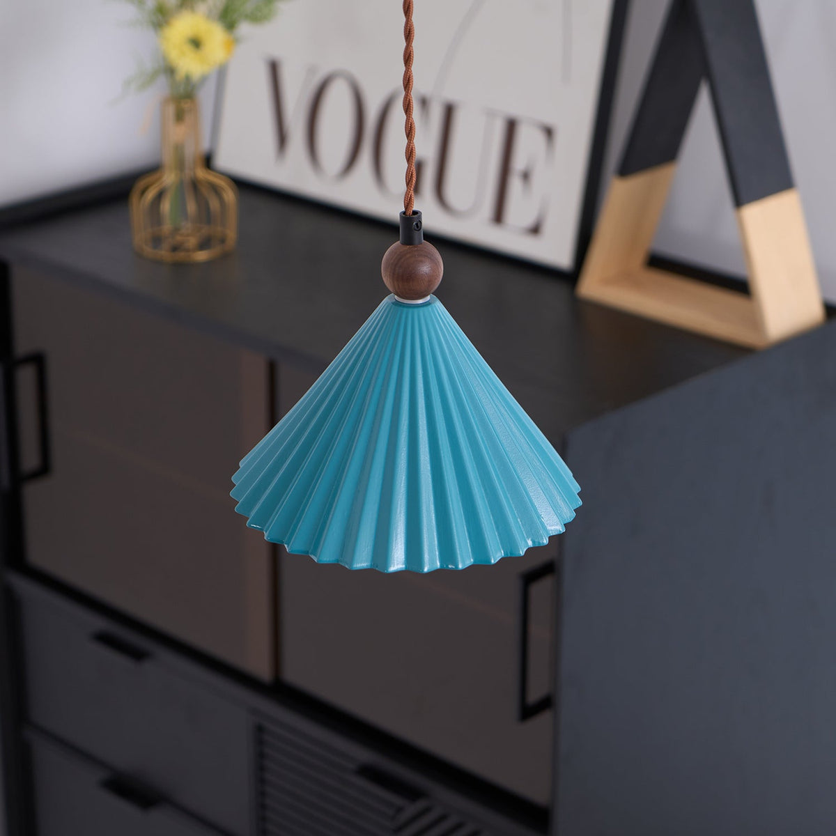 Lampa wisząca ryflowana Mirora