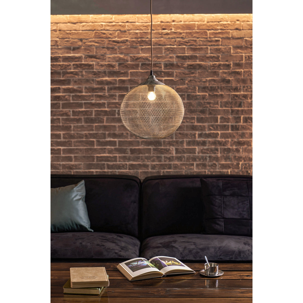 Lampa wisząca kulista Radenok
