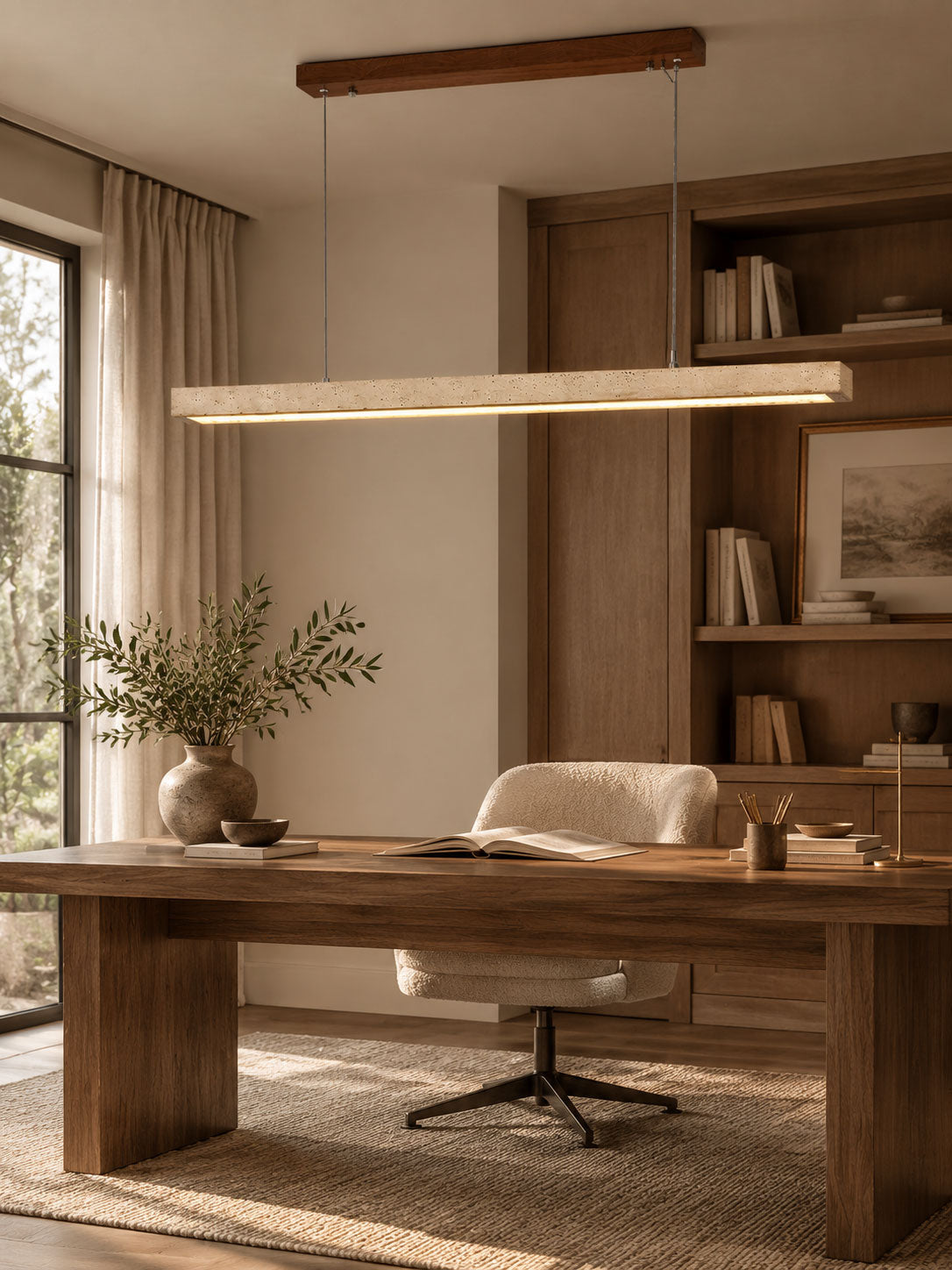 Lampa wisząca liniowa Galskiow