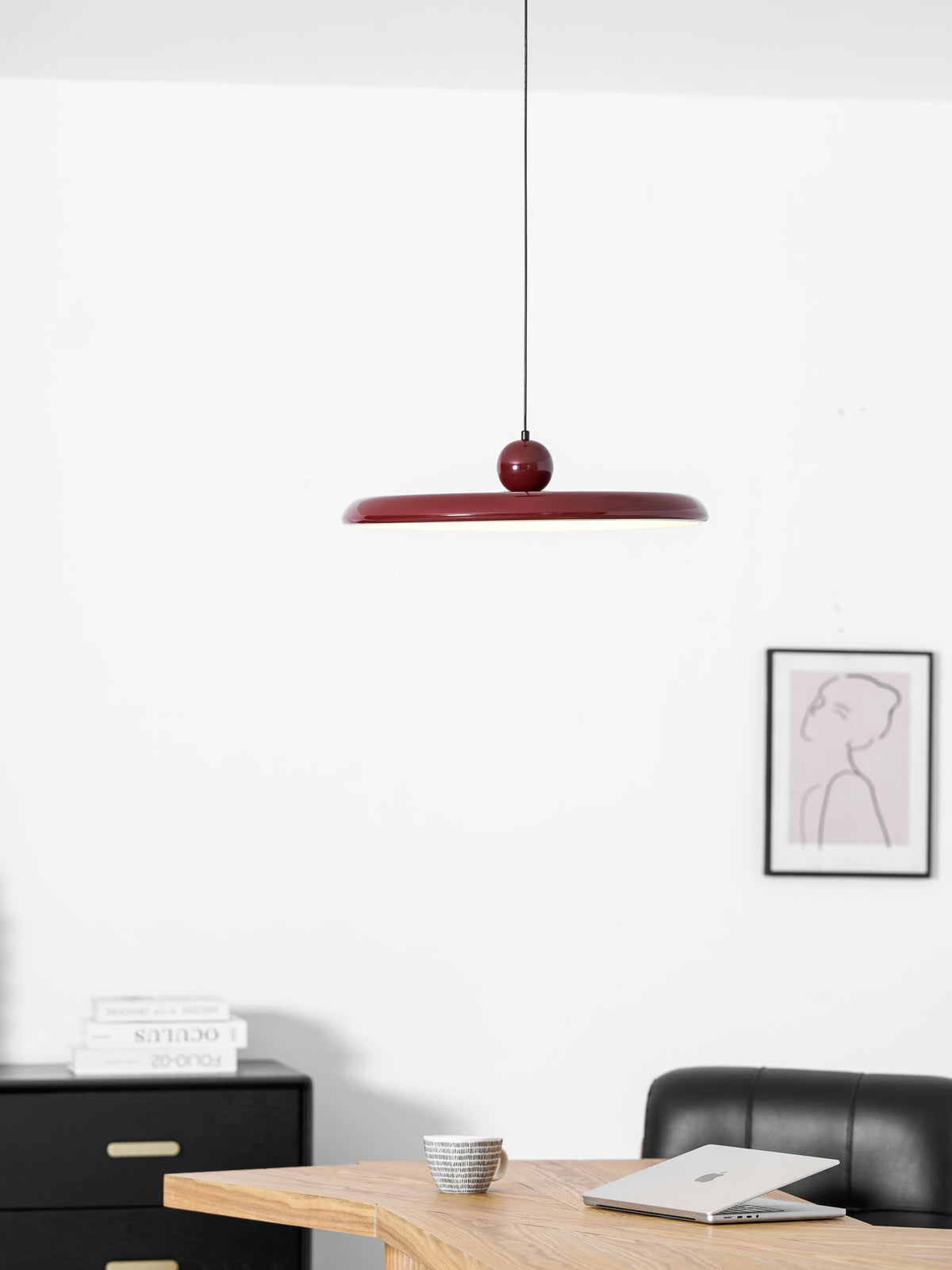 Lampa wisząca okrągła Karkoon