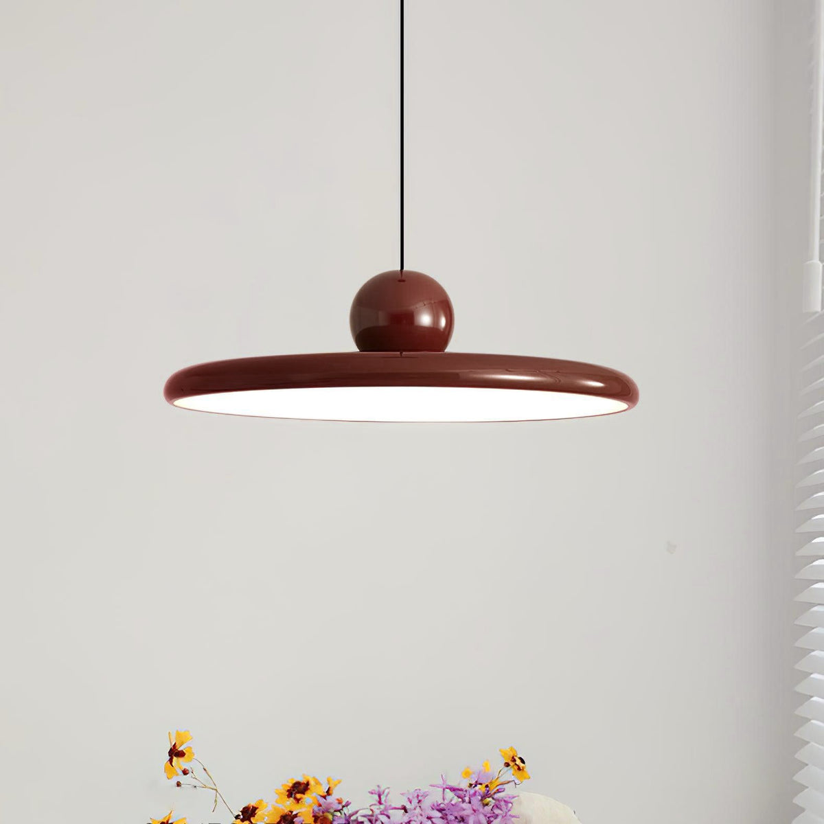 Lampa wisząca okrągła Karkoon