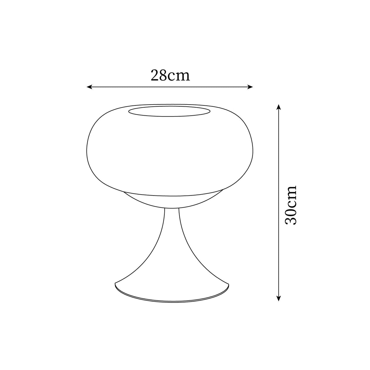 Lampa stołowa Tomaenio