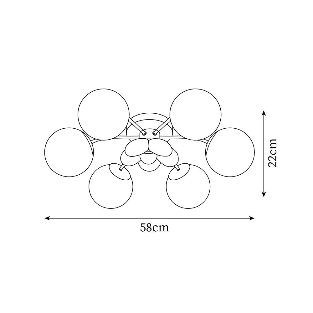 Mauricio Flowers Ceiling Light – detail 8