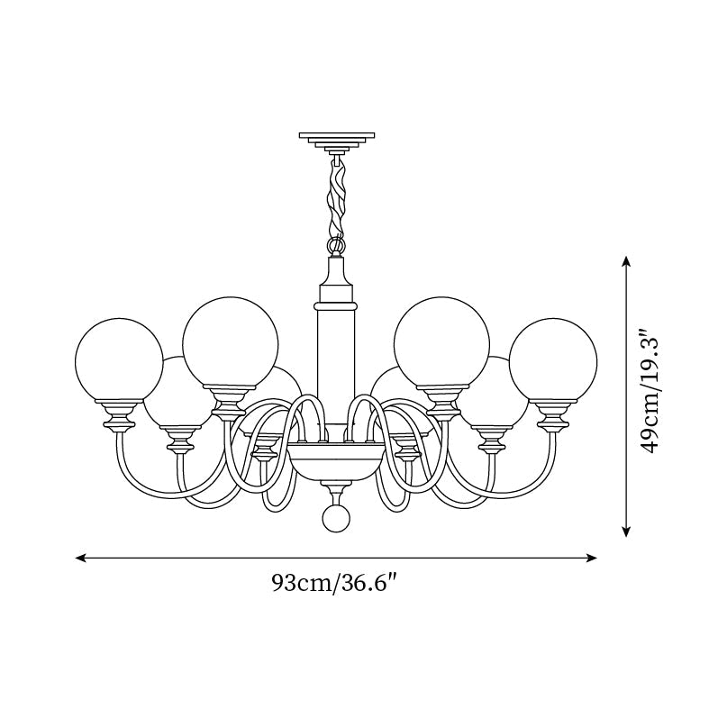Midas Chandelier – detail 7
