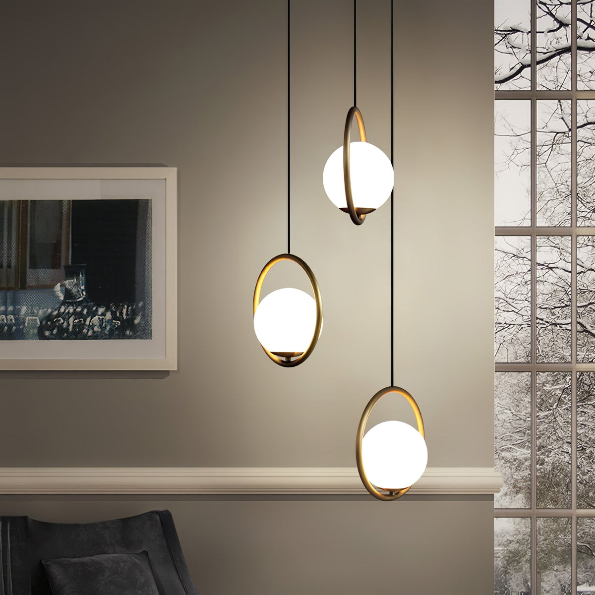 Lampa wisząca minimalistyczna Galara
