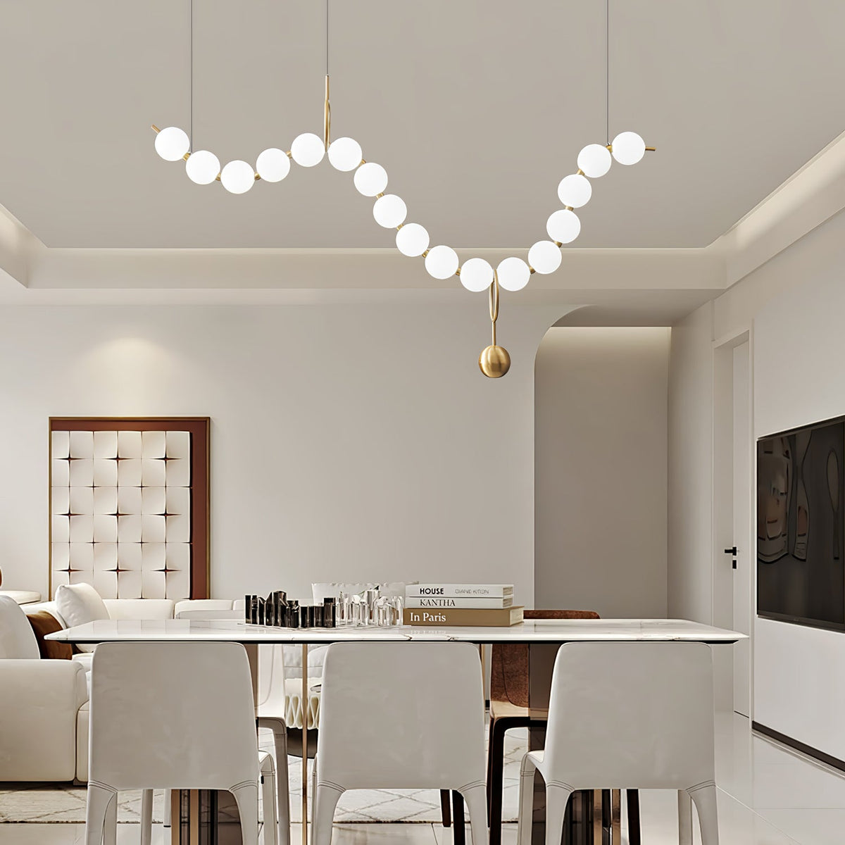 Lampa wisząca kulista Stanaldan